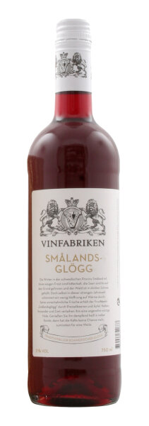 Vinfabriken Smalands Glögg - Traditioneller Schwedischer Glögg (Glühwein aus Preiselbeer-/Apfelwein)