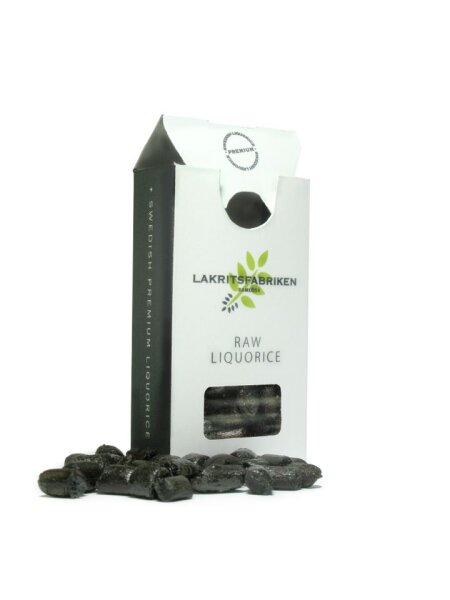 Ramlösa Lakritsfabriken - Premium Raw Liquorice (reines Lakritz 25 g)