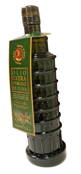 Sapori dArte - Oliven-Öl Extra Vergine in "Schiefer Turm von PISA" Flasche (500 ml)