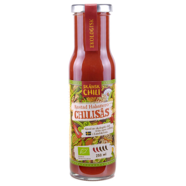 Skansk Chili Roasted Habanero Chili-Sauce 250 ml