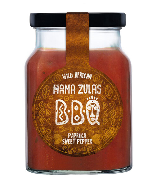 Mama Zula Wild African BBQ Paprika Sweet Pepper Sauce 320 ml