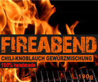 FIREABEND -Chili-Knoblauch Gewürzmischung Gewürzmühle (190 g)