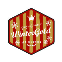 Apropos Geschenk Wintergold - goldenes Weihnachts Konfekt mit Lakritz-Kern aus Schweden  (175g Tüte)