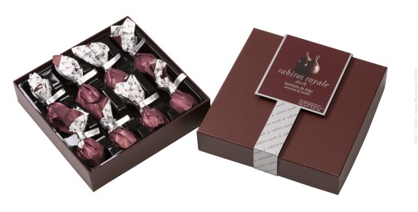 Feigenpralinen - 8er Rabitos Royale Bonbon de Higo Dark (142 g)