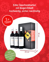 3er Pack - Vinfabriken Smalands Glögg inkl. Geschenkverpackung - Traditioneller Schwedischer Glühwein aus Preiselbeer-/Apfelwein