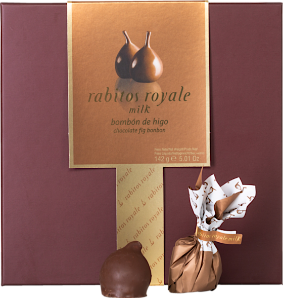 Feigenpralinen - 8er Rabitos Royale Bonbon de Higo Milk Salz & Karamell-Aroma (142 g)