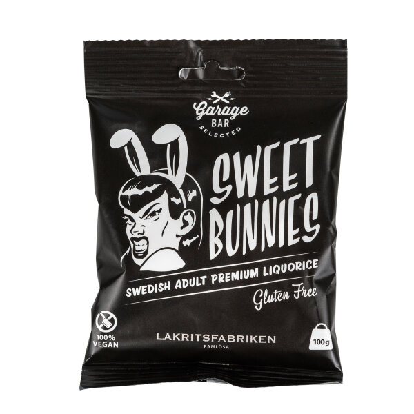 Lakritsfabriken Sweet Bunnies süßes Lakritz - schwedisches Premium Lakritz für Erwachsene 100g