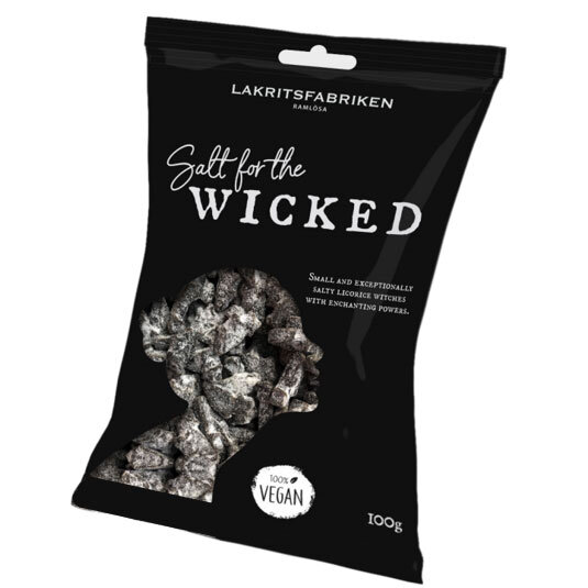 Lakritsfabriken Salt for the Wicked extra salziges Lakritz - schwedisches Premium Lakritz für Erwachsene 100g