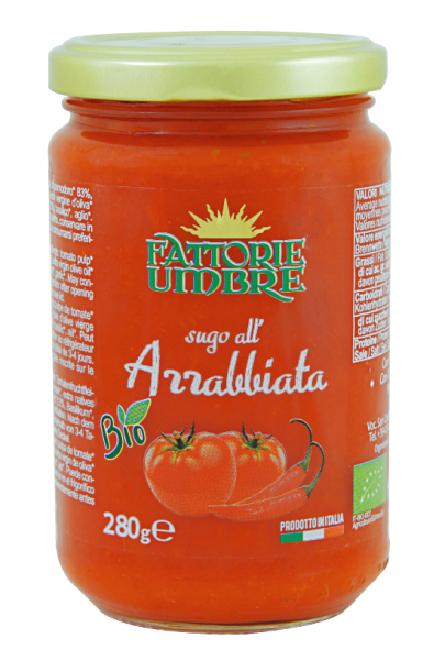 Fattorie Umbre Bio Sauce Arrabbiata 280g