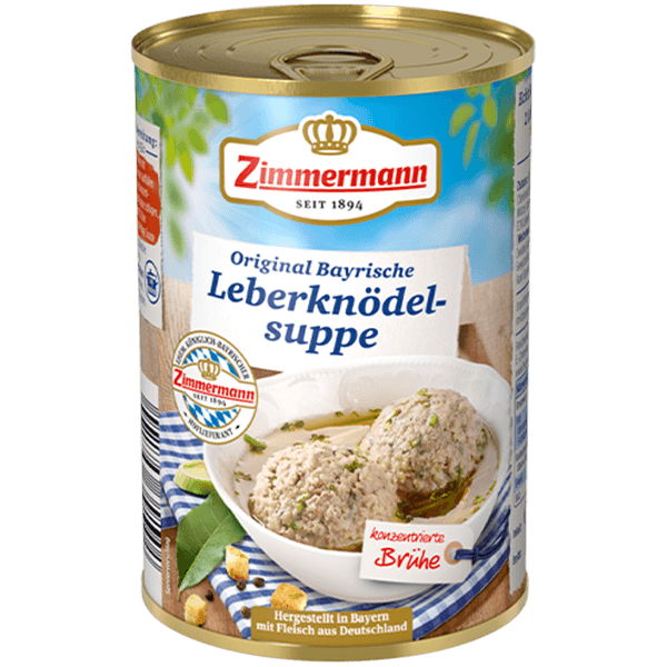 Zimmermann Leberknödel-Suppe echt bayrisch 400 ml