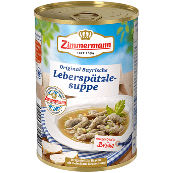 Zimmermann Leberspätzle-Suppe echt bayrisch 400 ml